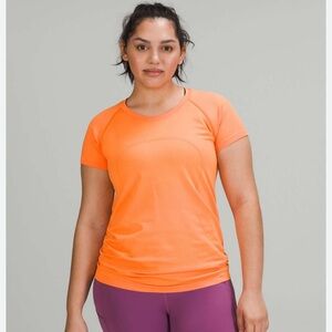 Lululemon Orange Swiflty Tech 2.0